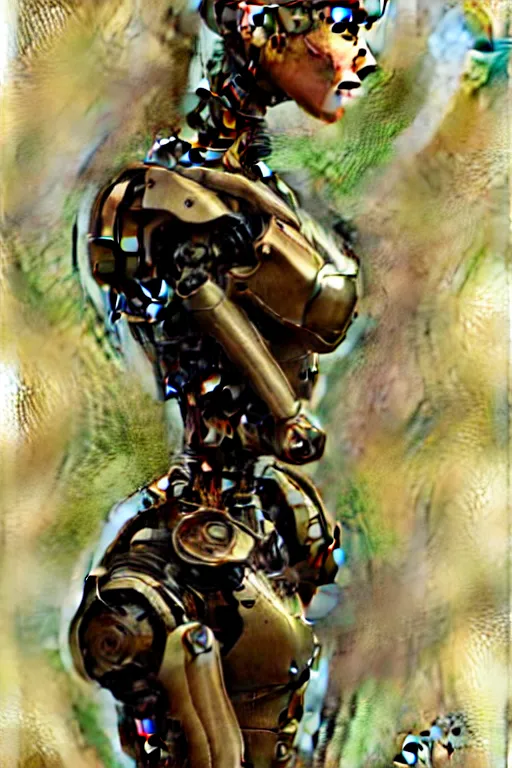 Image similar to humanoid robot from ex machina by jean - baptiste monge