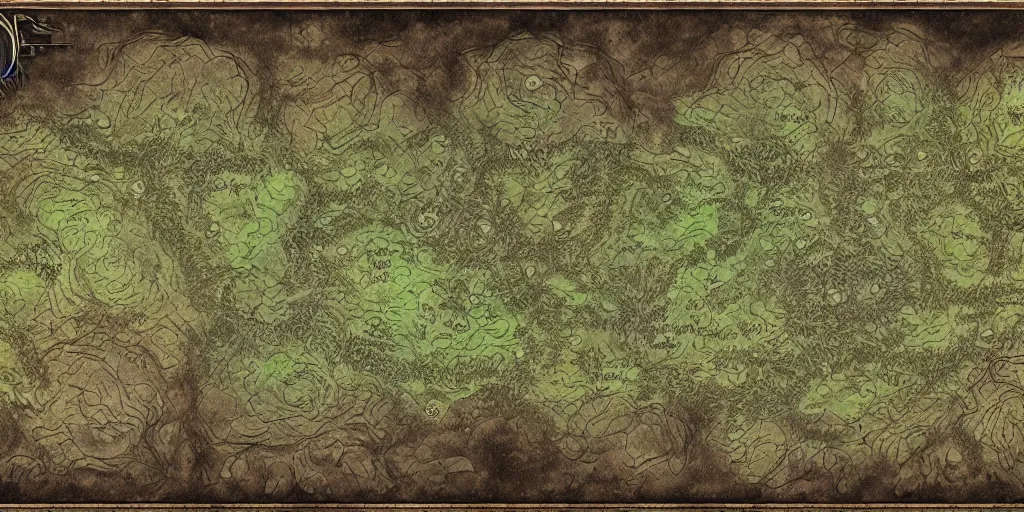 Image similar to a ttrpg map of a moonlit clearing in the woods, gridless, beautiful, 8 k, high quality digital art