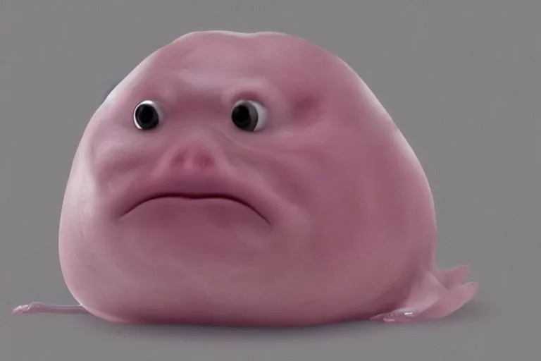 a blob fish getting anxious at a job interview, blob fish meme
