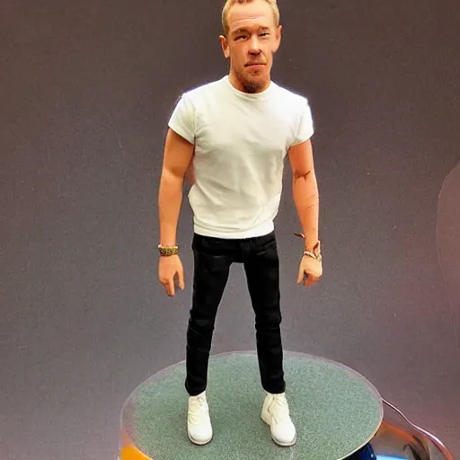 Prompt: diplo, as an action figure, ebay photo