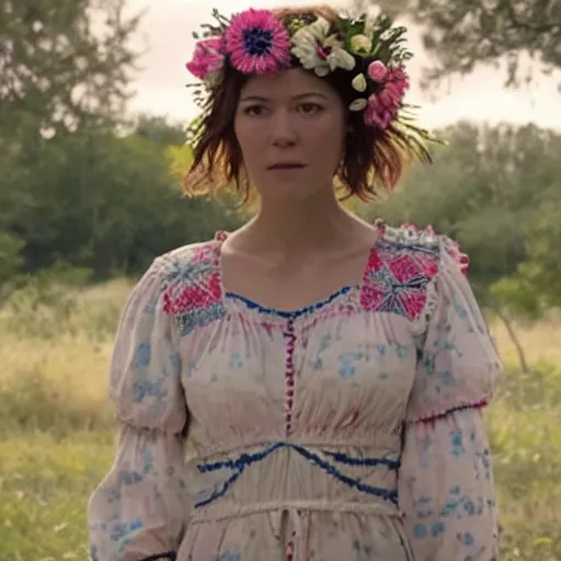 Prompt: film still of mary elizabeth winstead in midsommar 2 ( 2 0 2 4 )