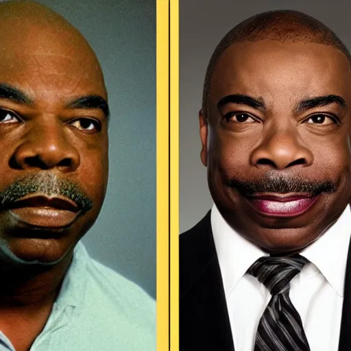 Prompt: photo of a person who looks like a mixture between michael dorn and levar burton