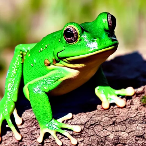Image similar to greta thunberg frog
