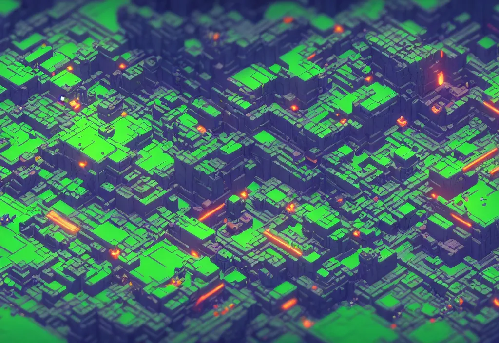 Prompt: isometric magicavoxel elden ring level no mans sky cinematic lighting, 4k