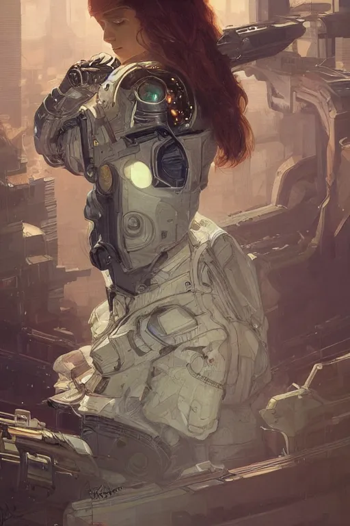 Prompt: ultra realistic illustration, astronaut hacknaut cyberpunk, sci - fi, fantasy, intricate, elegant, highly detailed, digital painting, artstation, concept art, smooth, sharp focus, illustration, art by artgerm and greg rutkowski and alphonse mucha