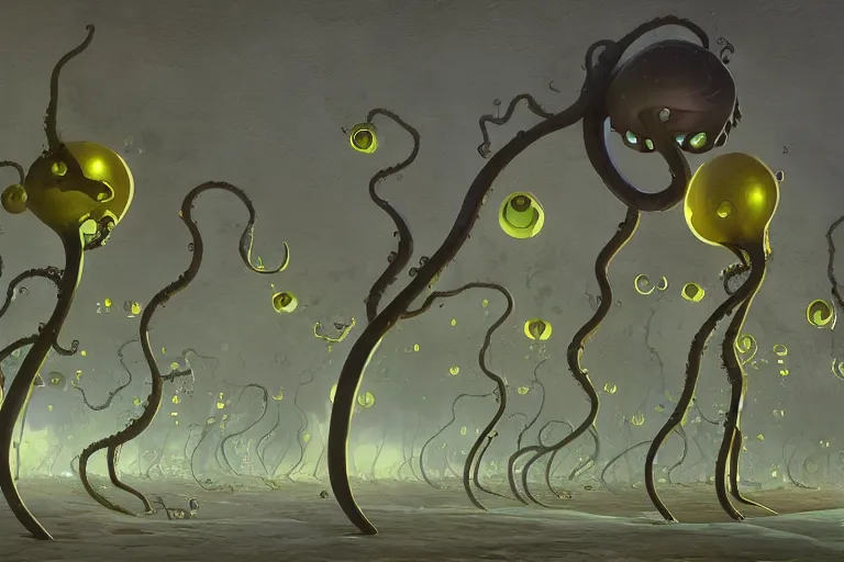 Prompt: lovecraftian eldritch limes by goro fujita, 8 k, highly detailed