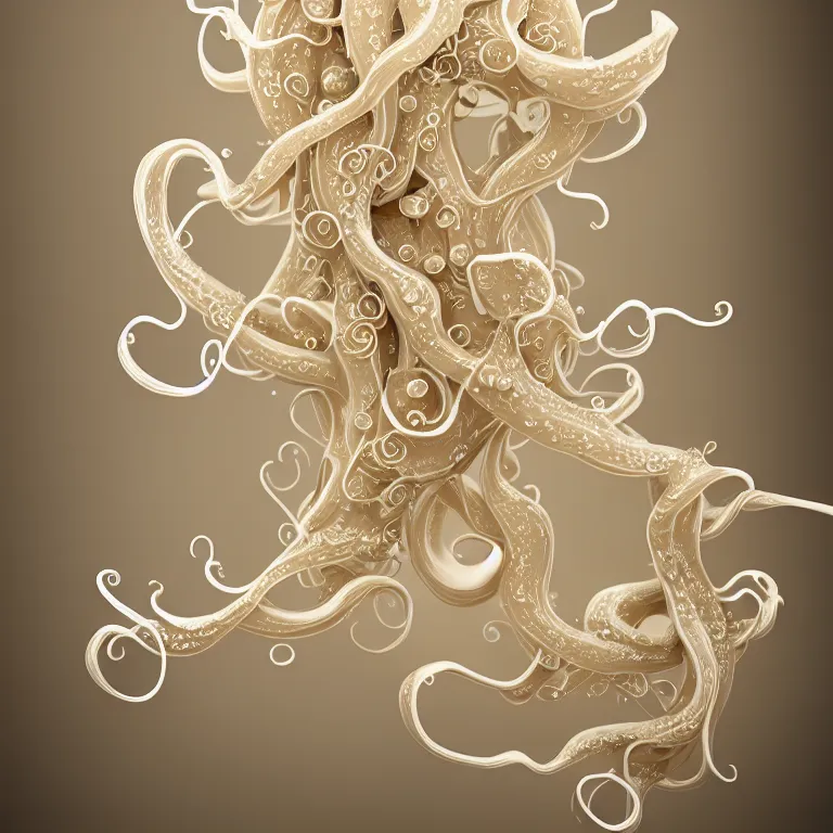 Image similar to wonderful princess of cream liquid vines with a liquid cream liquid skin, ornate 8 k gorgeous intricate liquid cream detailed, accent white lighting, dramatic light, octane render