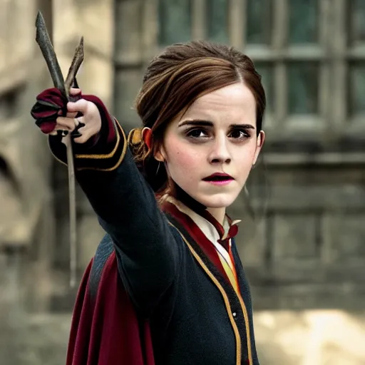 Image similar to emma watson as harry potter