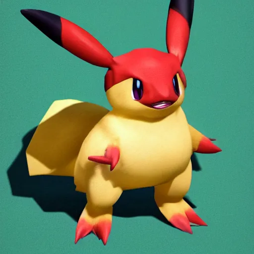 Image similar to a photorealistic original pokemon creature, high resolution