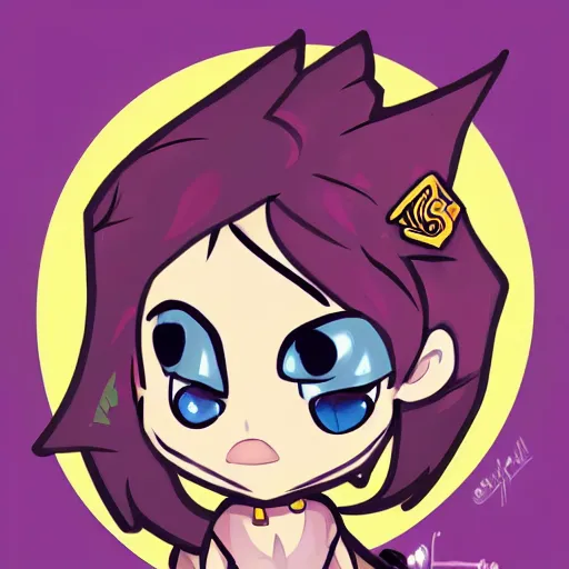 Prompt: detailed stylized chibi art profile pic of pythor