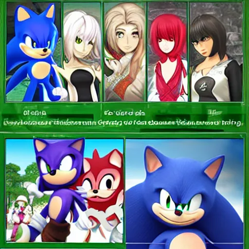 Prompt: A high-quality visual novel of Rose from Sonic