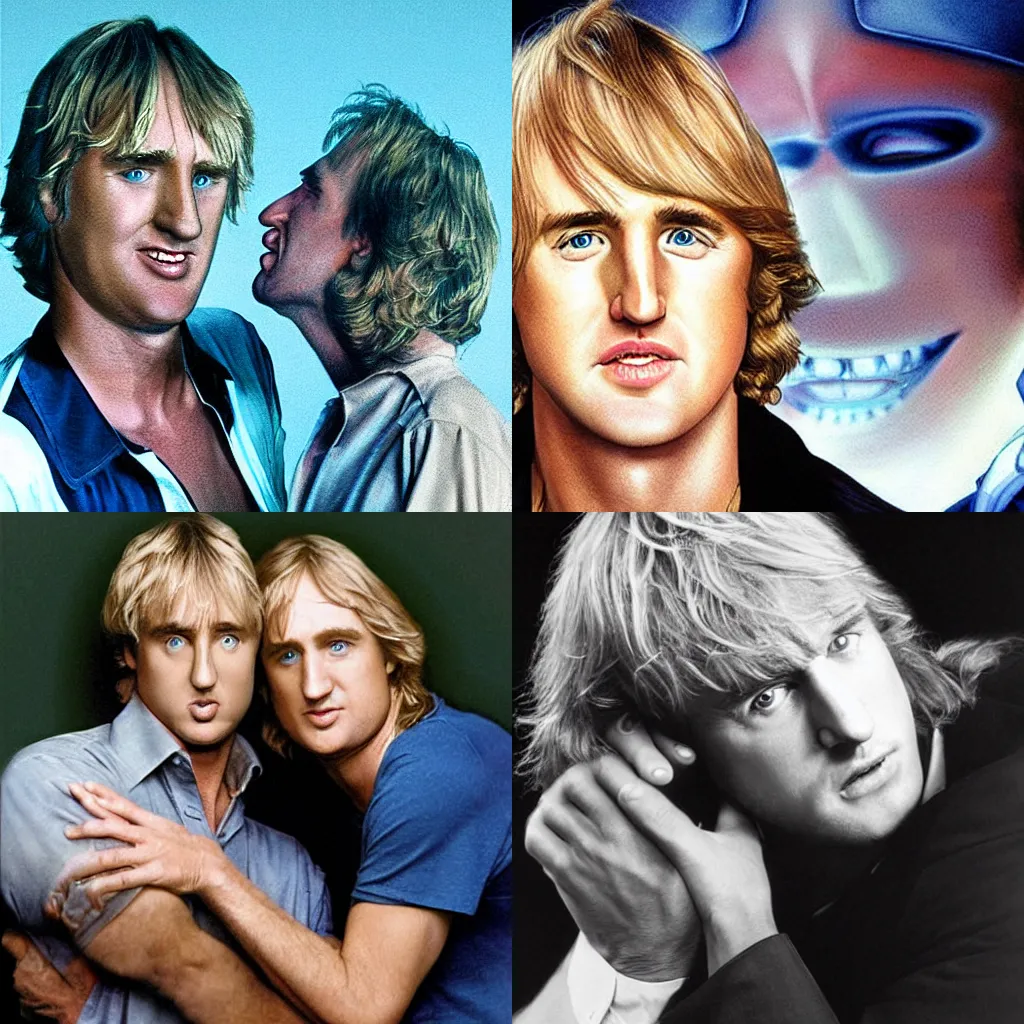 Prompt: “Owen Wilson getting noogied, by Jim Burns, 8K UHD”