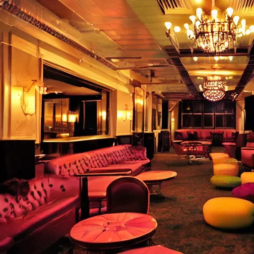 Prompt: club setting, downtown new york, photo