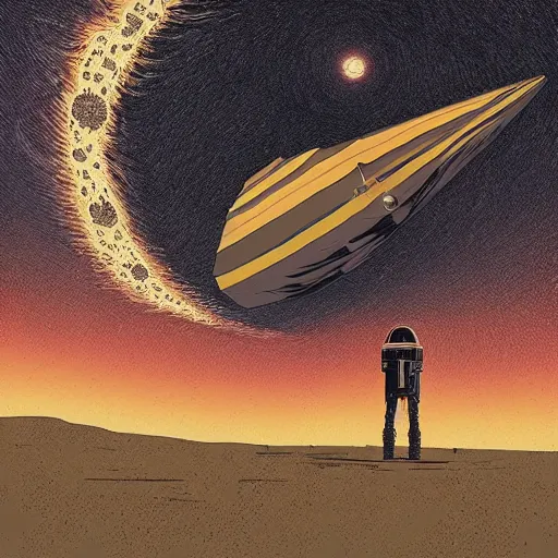 Prompt: Liminal space in outer space by Jeffrey Smith