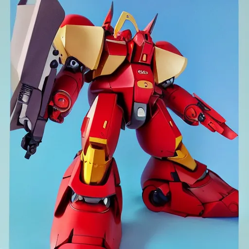 Image similar to gouf sazabi custom mobile suit by tristan eaton, victo ngai, artgerm, rhads, ross draws. metal shaded, beautifully detailed