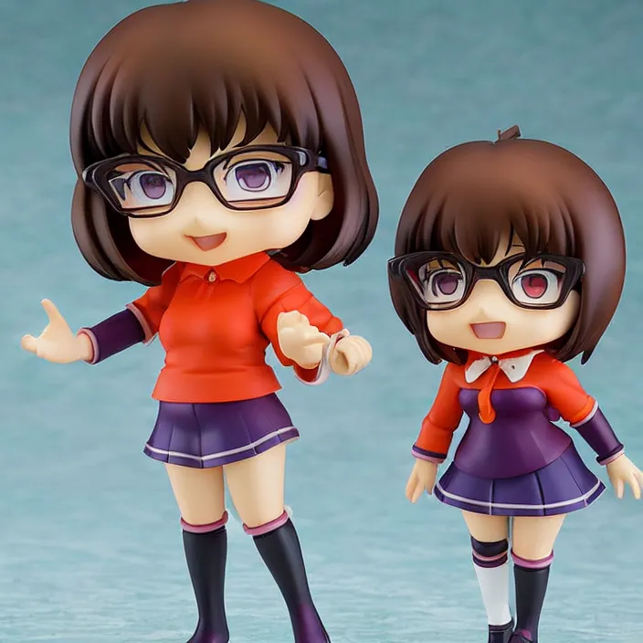 Image similar to Velma, An anime Nendoroid of Velma, figurine, detailed product photo