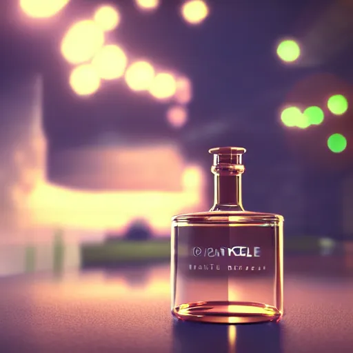 Image similar to a magical bottle, octane render, 4k, beautiful, cinematic