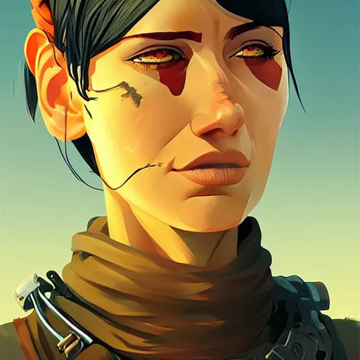 Image similar to face icon stylized minimalist mad max : fury road, loftis, cory behance hd by jesper ejsing, by rhads, makoto shinkai and lois van baarle, ilya kuvshinov, rossdraws global illumination