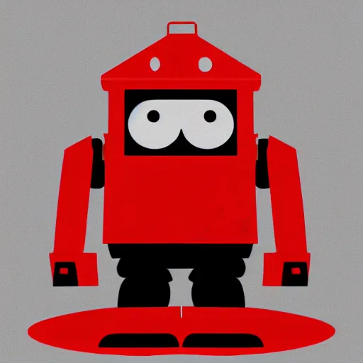 Prompt: cute communist robot in style of pixar