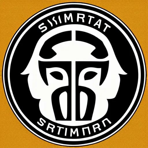 Prompt: symmetrical SPARTA logo