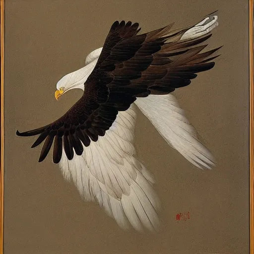 Image similar to eagle without wings by liu weifei, john currin