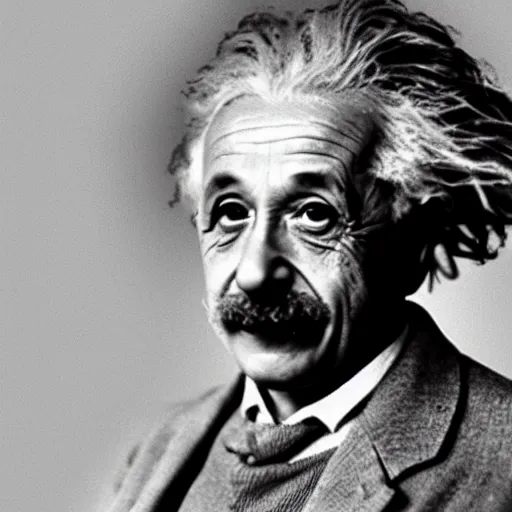 Image similar to albert einstein as a youtuber