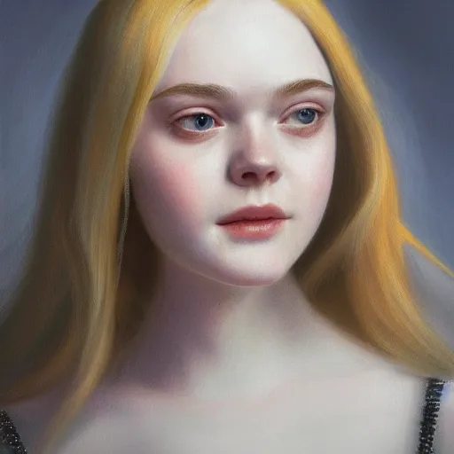 portrait of a elle fanning in the world of angel's | Stable Diffusion ...