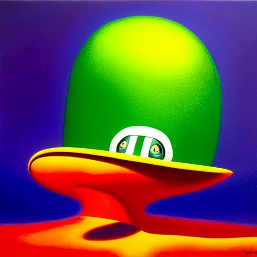 Image similar to ethos of ego, mythos of id. by theodor seuss geisel, hyperrealistic photorealism acrylic on canvas, resembling a high - resolution photograph