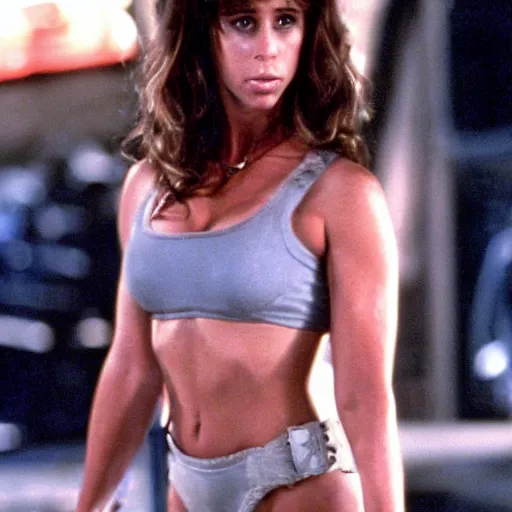 Image similar to Jennifer Love Hewitt in The Terminator (1984)