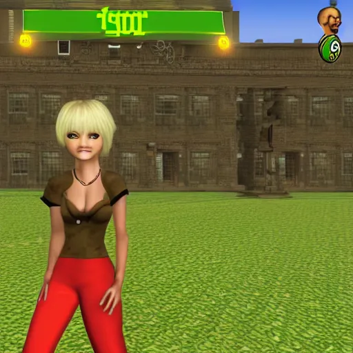 Prompt: cs 1. 6 game screenshot, character in shape of kiwi