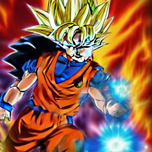 Image similar to son goku from dragon ball z,