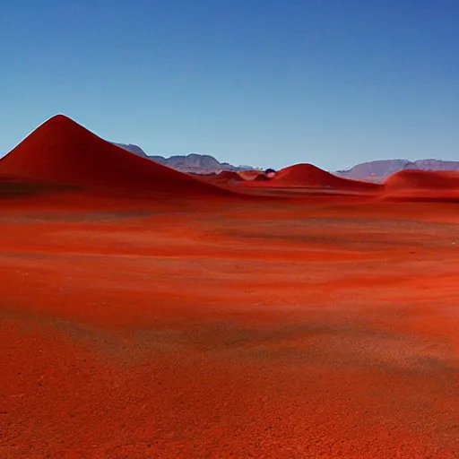 Image similar to red desert valley