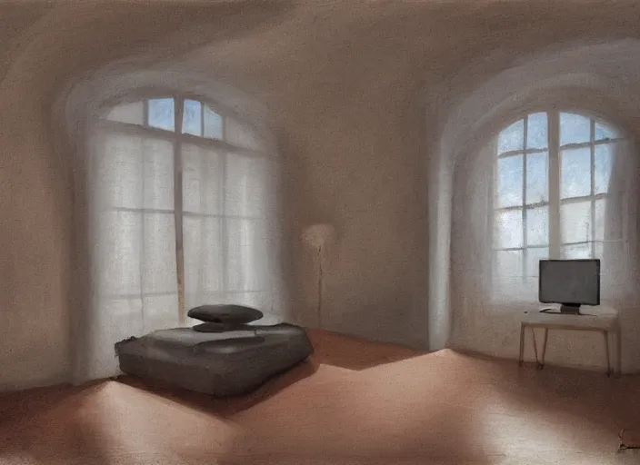 Prompt: a room by lorenzo castillo