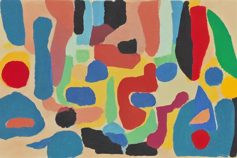 Image similar to artwork by etel adnan