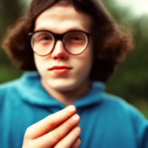 Image similar to teenage Benjamin Franklin smoking behind his school in 1995, XF IQ4, 150MP, 50mm, F1.4, ISO 200, 1/160s, natural light, Adobe Photoshop, Adobe Lightroom, photolab, Affinity Photo, PhotoDirector 365