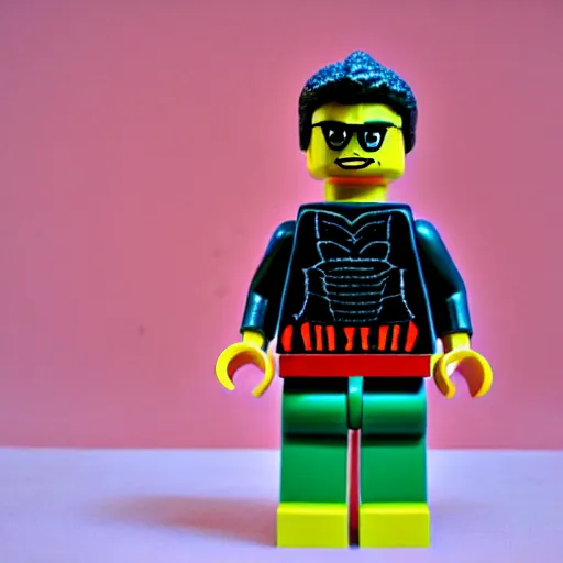 Prompt: maya angelou, lego vinyl action figure, plastic, toy, butcher billy style