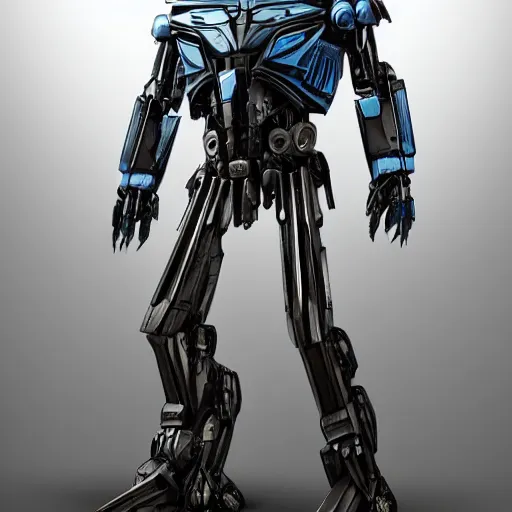 Image similar to humanoid from movie, transformers : the last knight