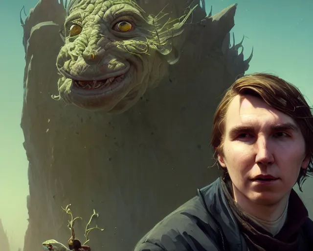 Prompt: highly detailed portrait of paul dano as a fantasy goblin, in gta v, stephen bliss, unreal engine, fantasy art by greg rutkowski, loish, rhads, ferdinand knab, makoto shinkai and lois van baarle, ilya kuvshinov, rossdraws, tom bagshaw, global illumination, radiant light, detailed and intricate environment