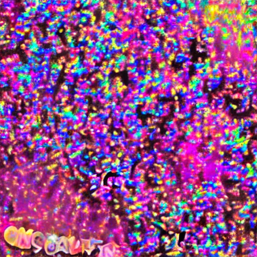 Prompt: Zombie Fun Fest Iridescent Holographic Neon Vibrant Fantasy Parade Confetti Streamers Glitter Parade