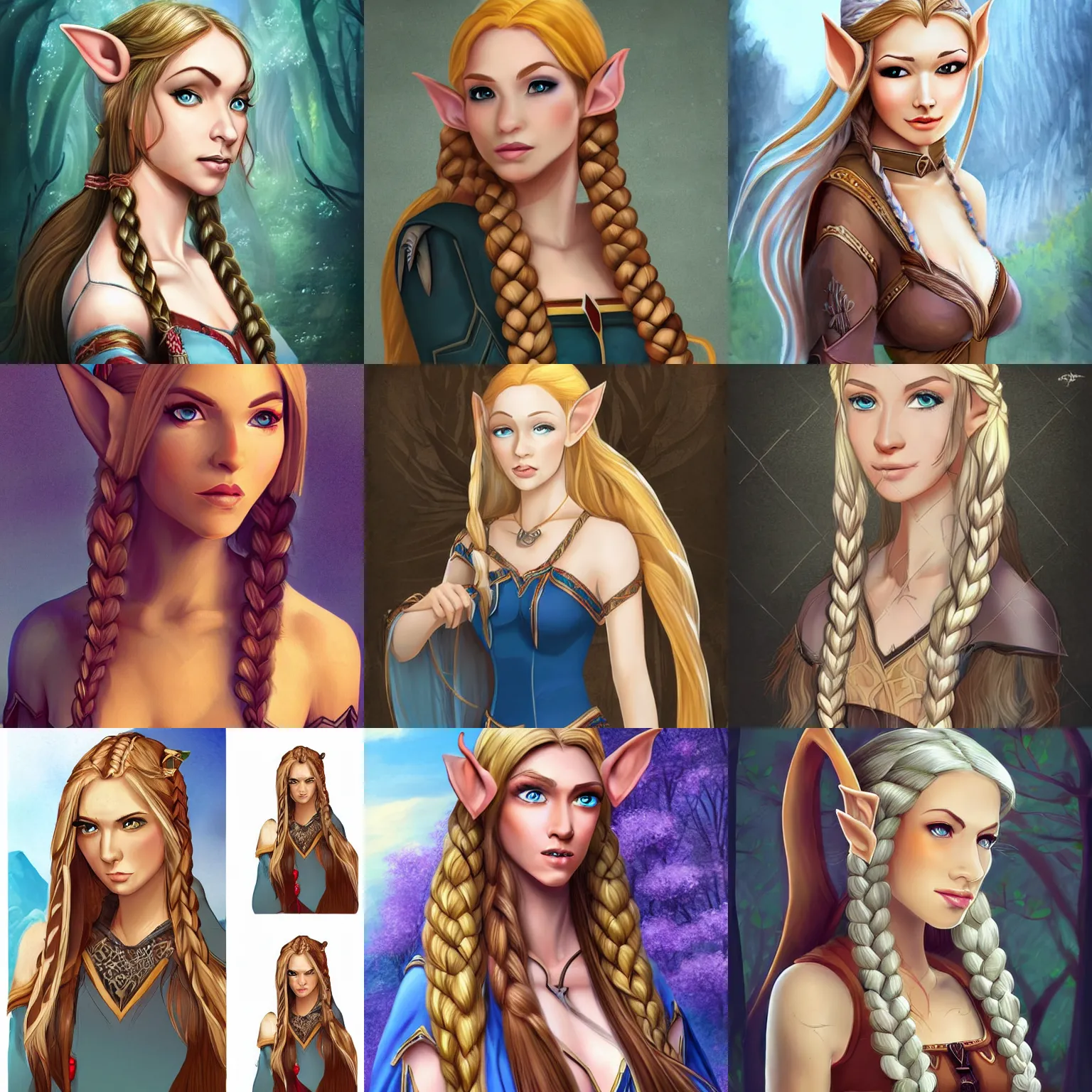 Cosplay References | Elvish hairstyles, Elven hairstyles, Hair styles