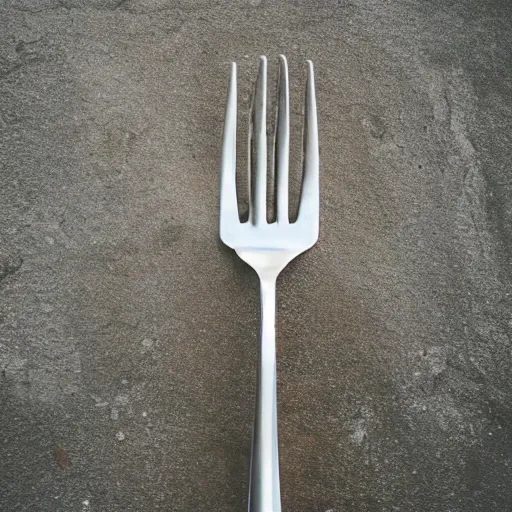 Prompt: giant fork with fork head holding forks, epic fork, hyper realistic high quality professional fork photography