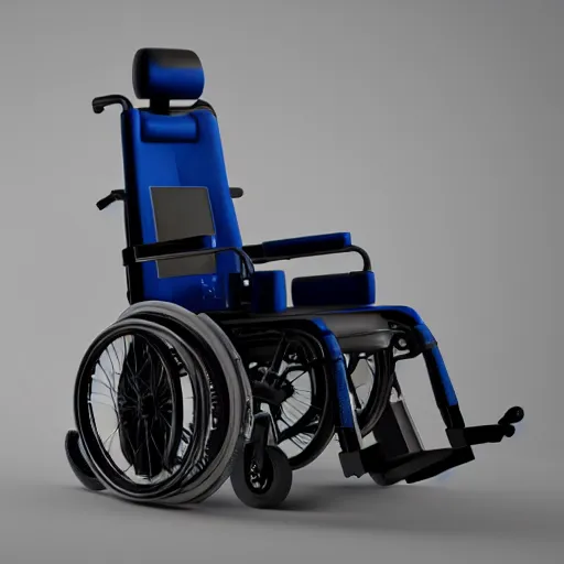 Image similar to futuristic gaming wheelchair, realistic, 8 k, trending on artstation, octane render, 4 k