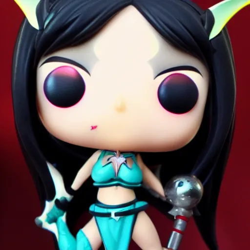 Prompt: Meru the Succubus Funko Pop