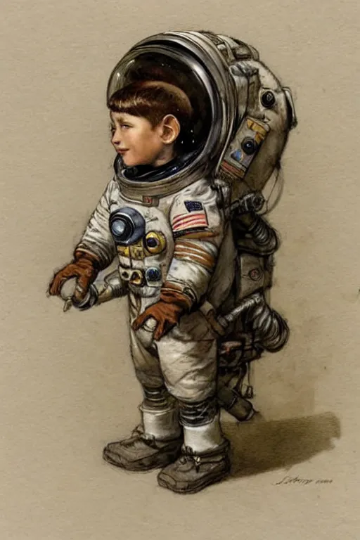 Prompt: (((((portrait of boy dressed as steampunk astronaut costume . muted colors.))))) by Jean-Baptiste Monge !!!!!!!!!!!!!!!!!!!!!!!!!!!