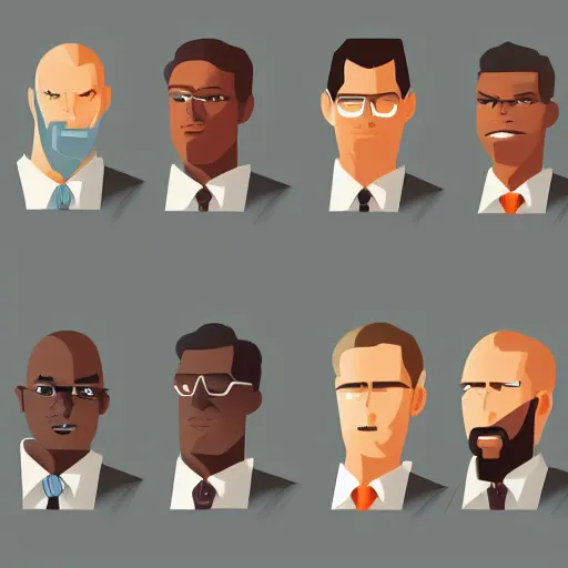 Prompt: 2 d character design, lawyer, vector art, digital art, portrait, 4 k, 8 k, sharp focus, smooth, illustration, concept art, african american - c 1 5. 0