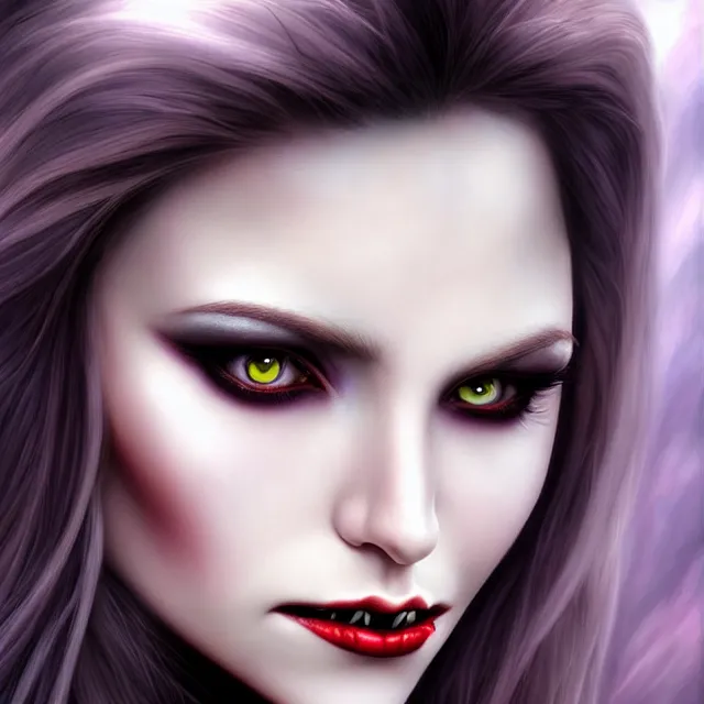 Prompt: beautiful vampire queen, highly detailed, full length, 4 k, hdr, smooth, sharp focus, high resolution, award - winning photo, artgerm, illustrated by anne stokes, photorealistic