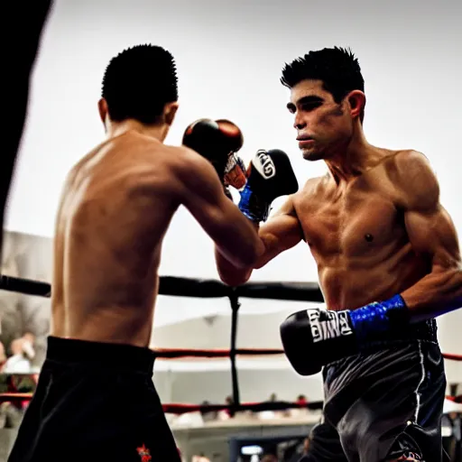 Image similar to chito vera knocks out dominick cruz via headkick, by annie leibovitz and steve mccurry, natural light, detailed face, canon eos c 3 0 0, ƒ 1. 8, 3 5 mm, 8 k, medium - format print