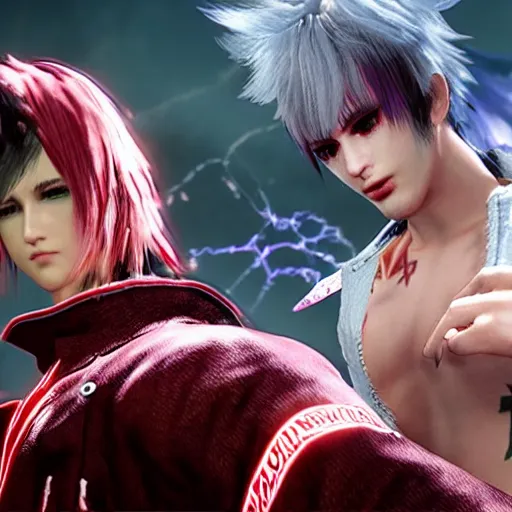 Image similar to Lil Peep in Tekken7,