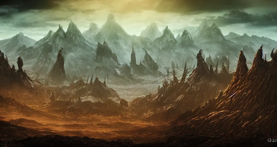 Image similar to the vast lands of mordor by Daniel Bayona