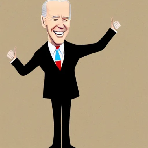 Image similar to joe biden charicature